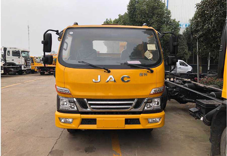 國(guó)六江淮駿鈴V5一拖二平板清障車(chē)圖片